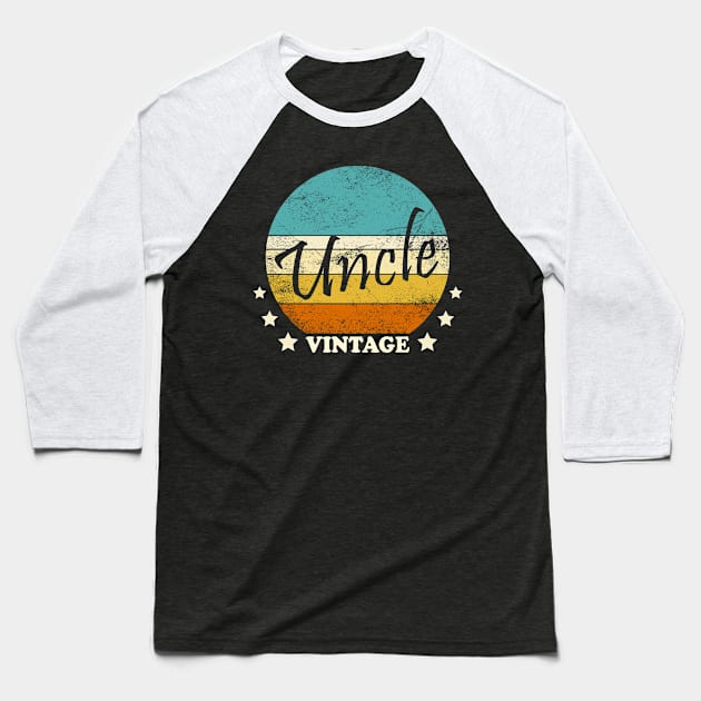 Uncle vintage gift Baseball T-Shirt by Inyourdesigns